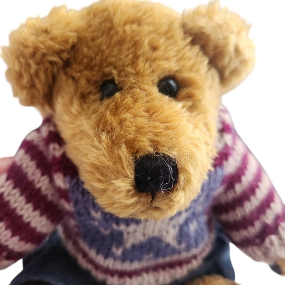 Vintage Boyds Bear Eddie Bean Bauer Patriotic Americana Collectibles Display - Picture 8 of 8